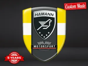 Hamann Resin Self Adhesive decal Superior Quality Premium Domed 